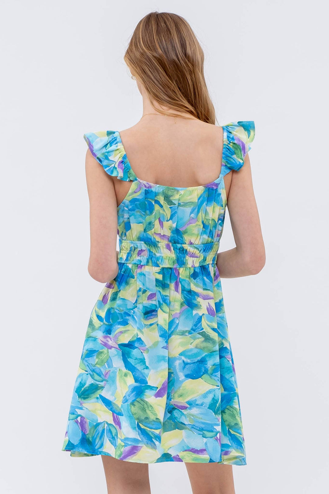 Perfect Petals Dress - Blue