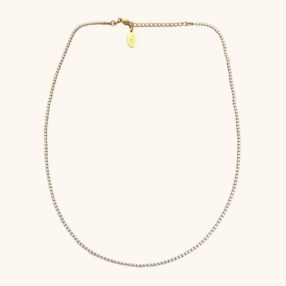 Lisa Micro Tennis Necklace