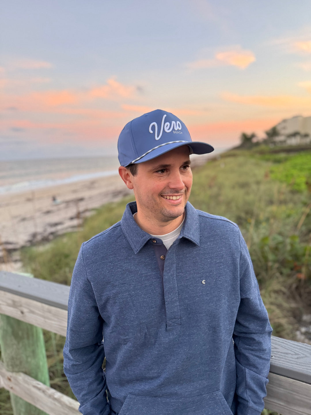 Vero Performance Rope Hat - Bahama Blue