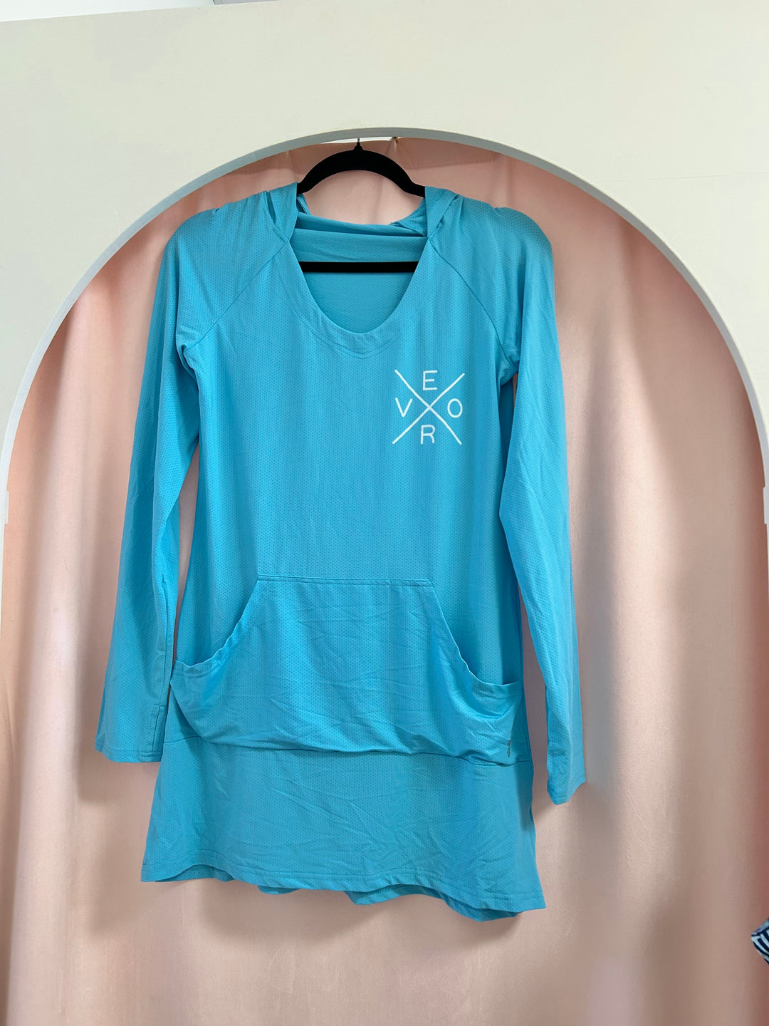Vero UPF Hoodie Dress - Women's Light Blue