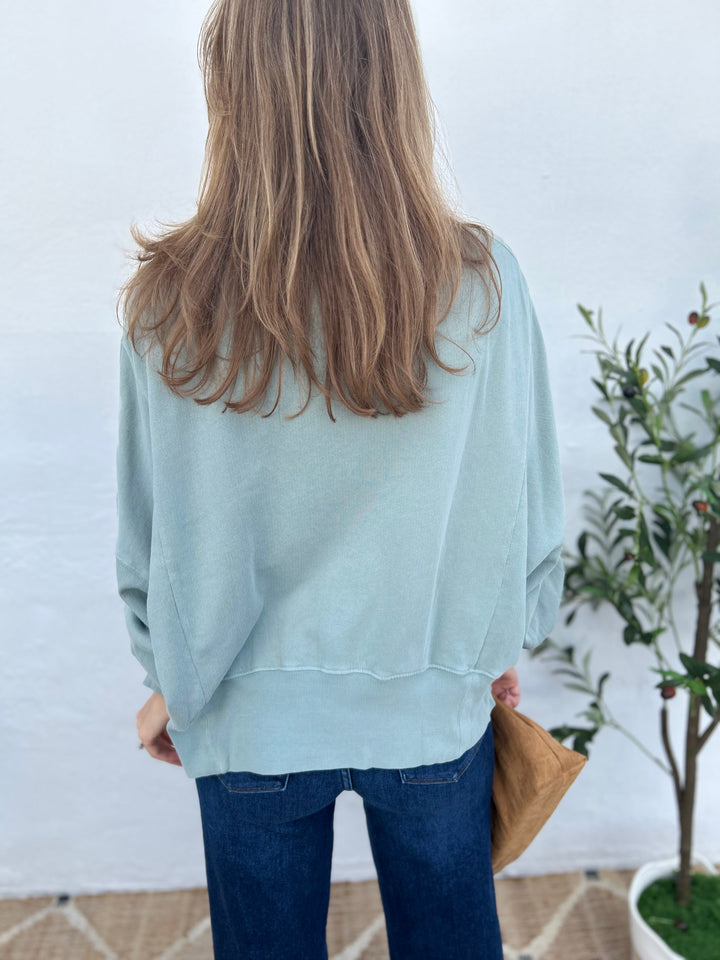 DEAR JOHN - Trenton Sweater - Iceberg Green