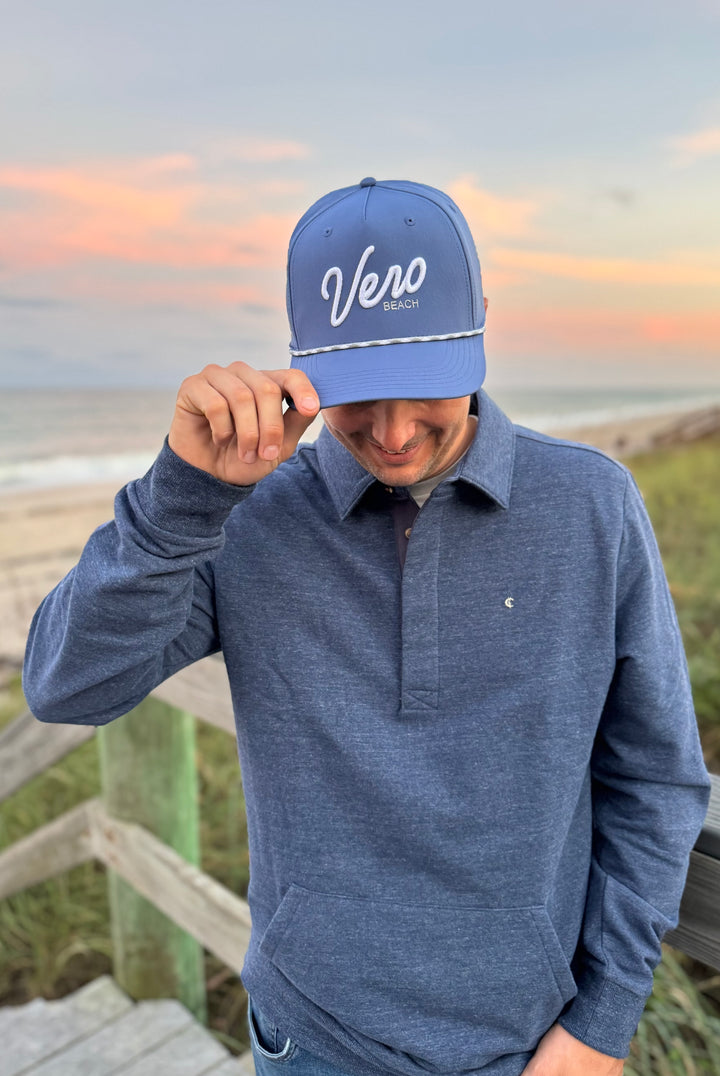 Vero Performance Rope Hat - Bahama Blue