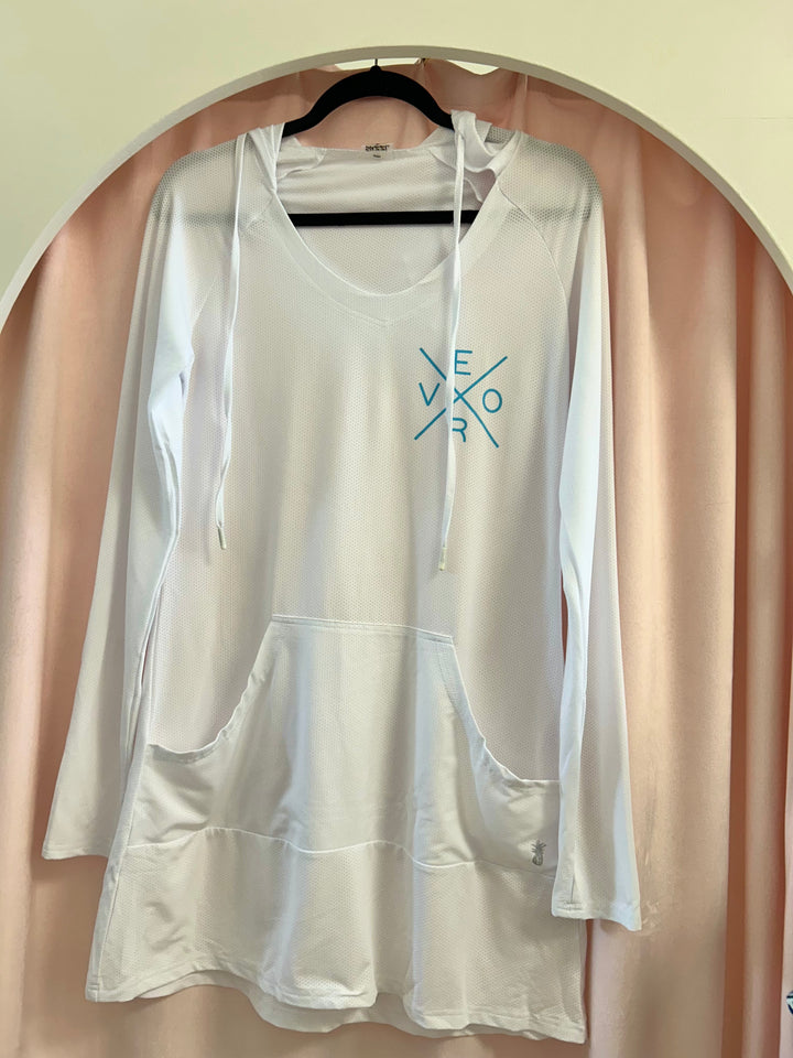 Vero UPF Hoodie Dress - Women's White