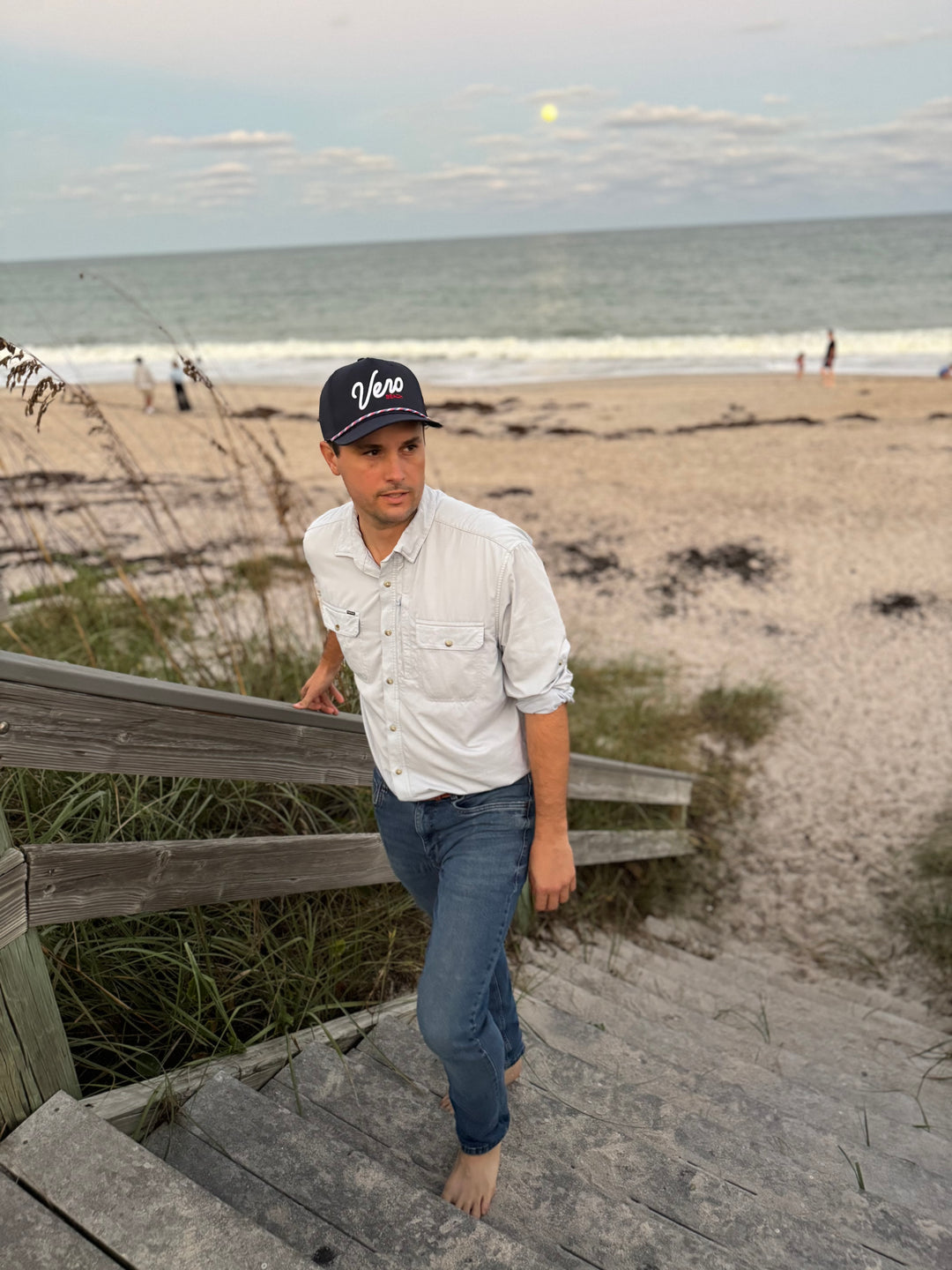 Vero Performance Rope Hat - Navy