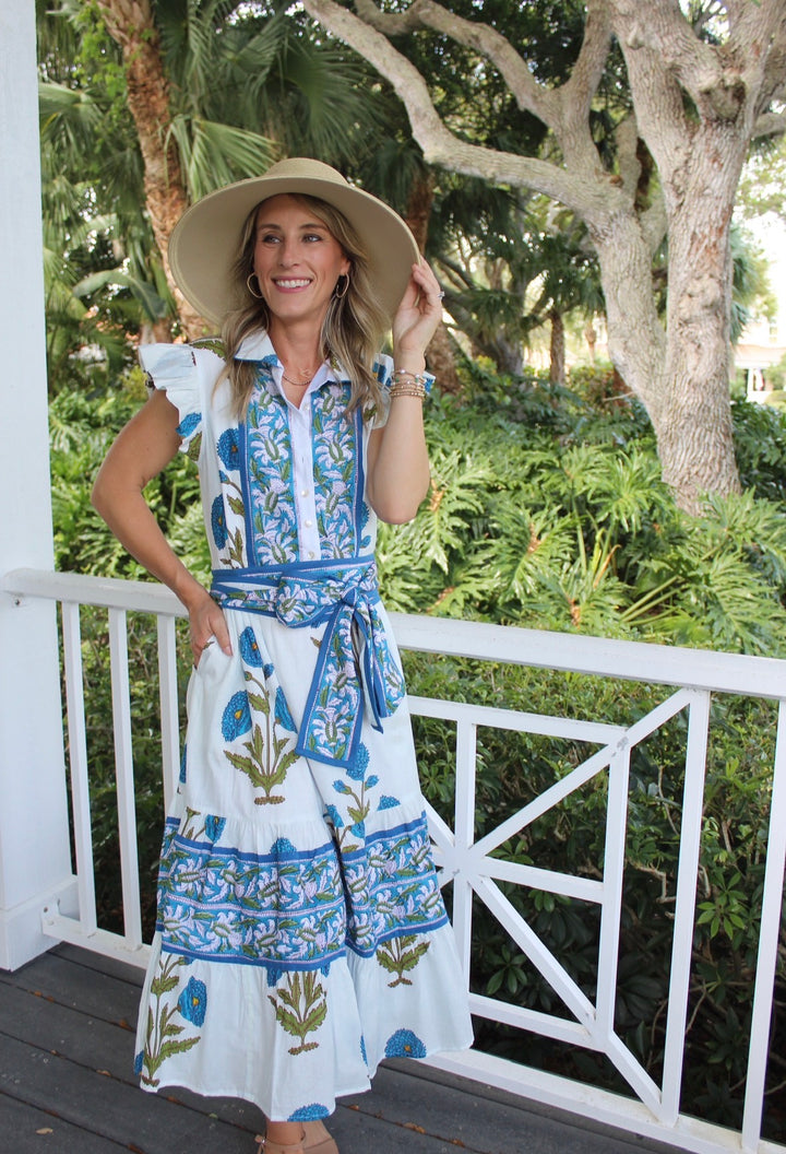 "The Natalie Midi" - Blue By Leighton Ann