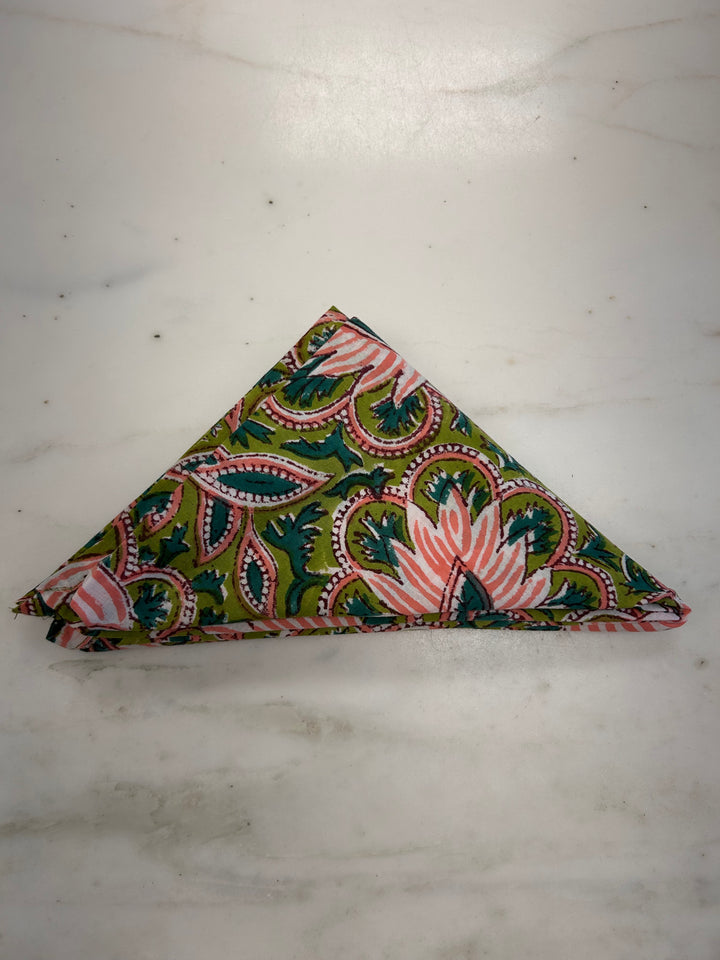 Leighton Ann Napkins - Pink Lily Pad