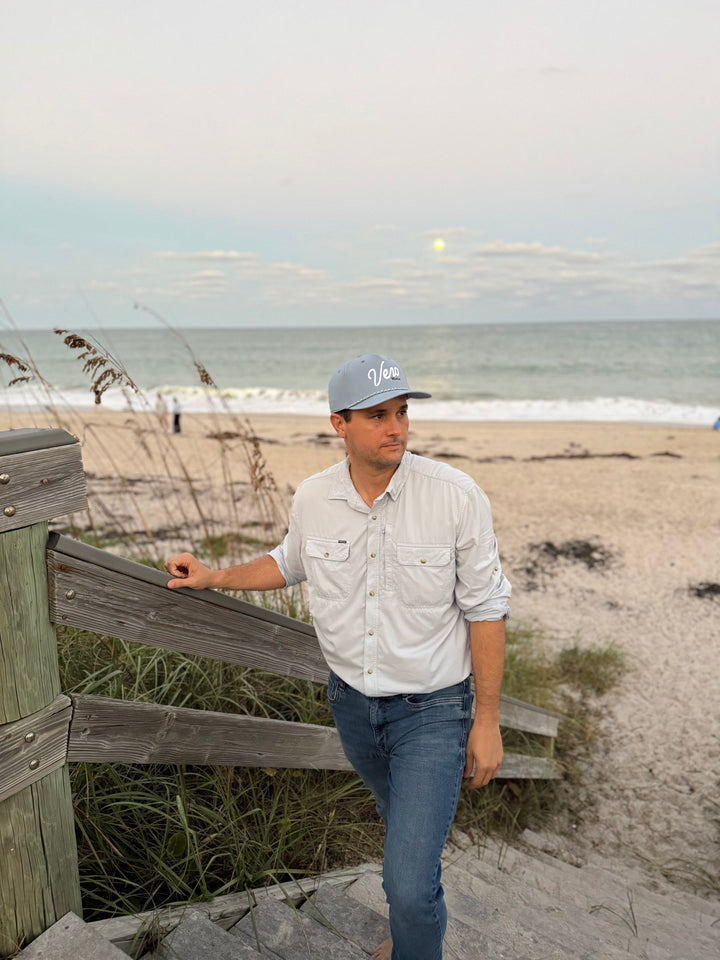 Vero Performance Rope Hat - Ocean Grey