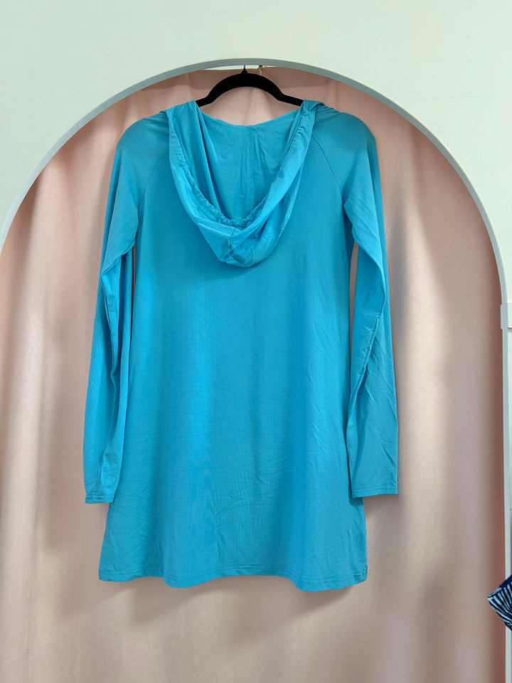 Vero UPF Hoodie Dress - Women's Light Blue