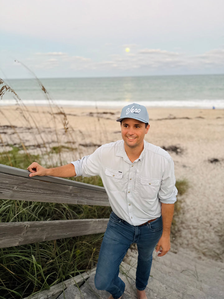 Vero Performance Rope Hat - Ocean Grey