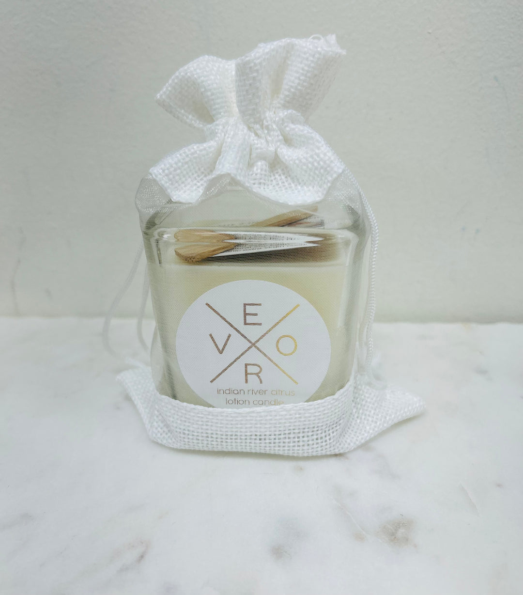 The VERO Candle Glass - Indian River Citrus Lotion Candle