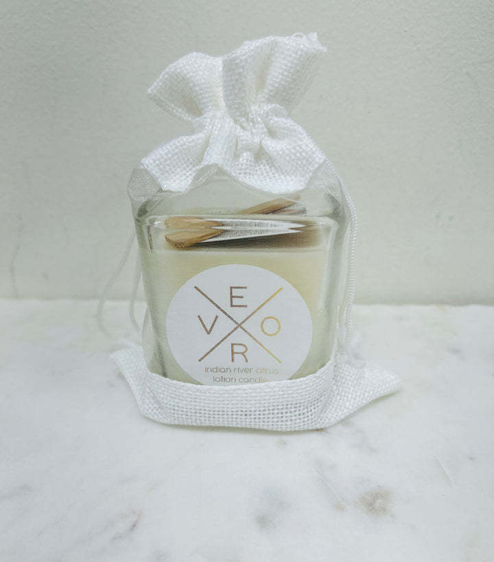 The VERO Candle Glass - Indian River Citrus Lotion Candle