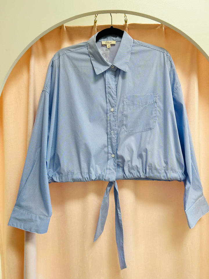 Bailey Blue Stripe Blouse