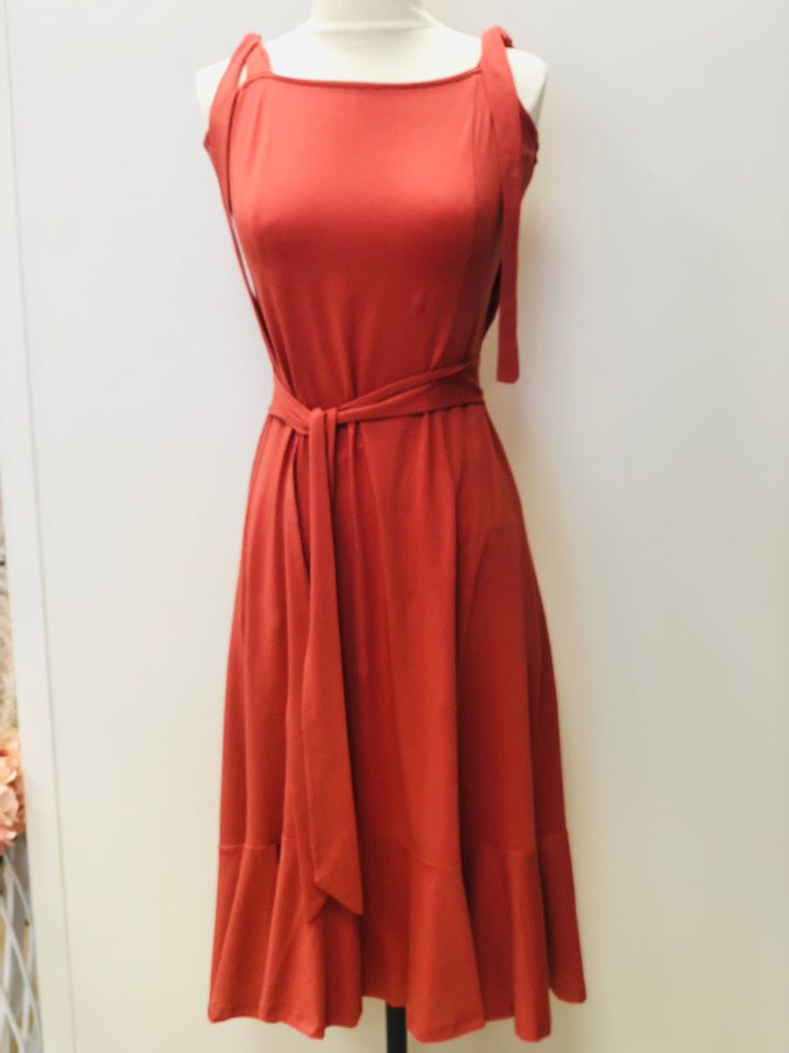 Aspen Strappy Dress - Pink Rust