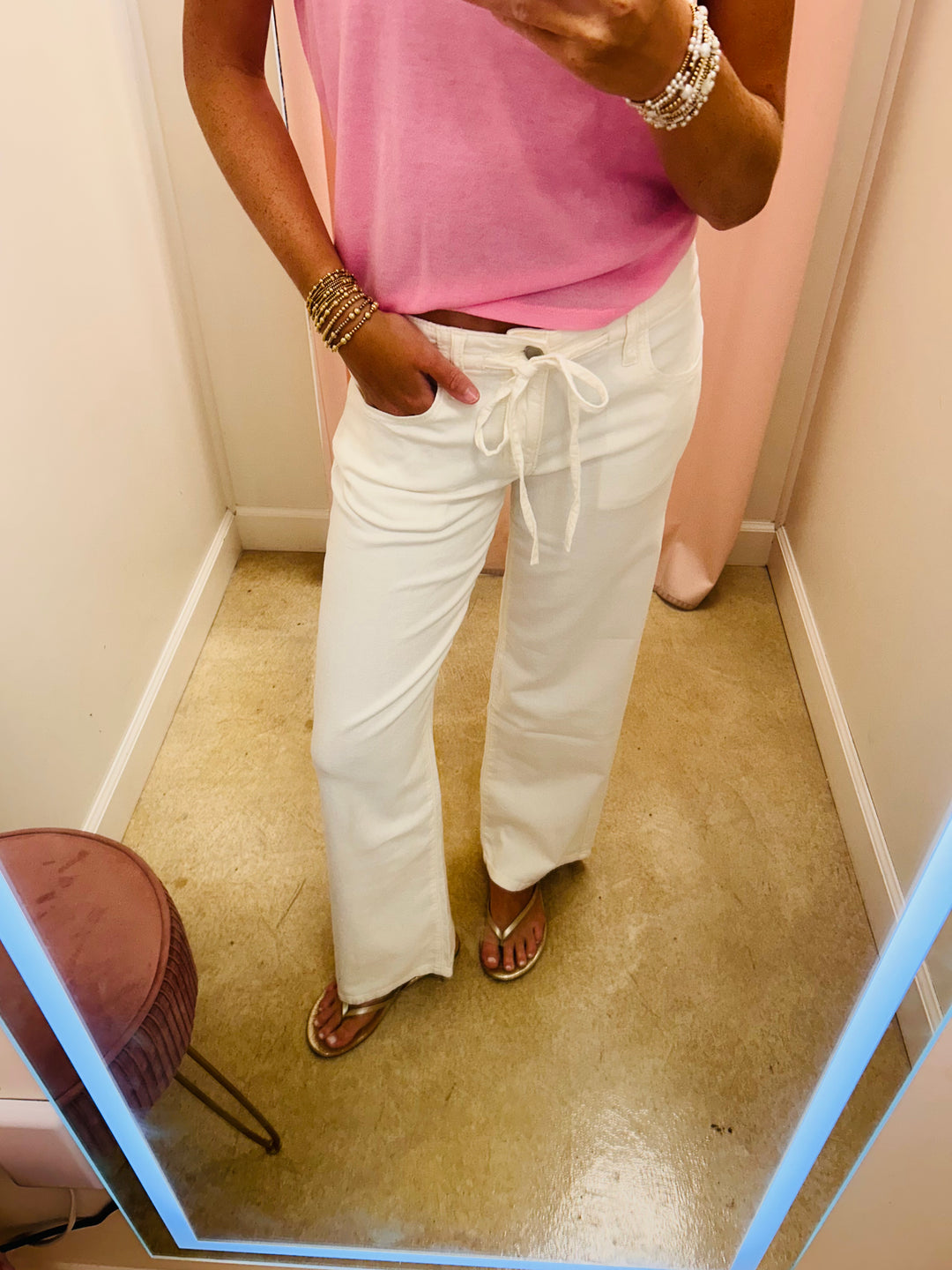 Lucy Lightweight Wide Leg Jean