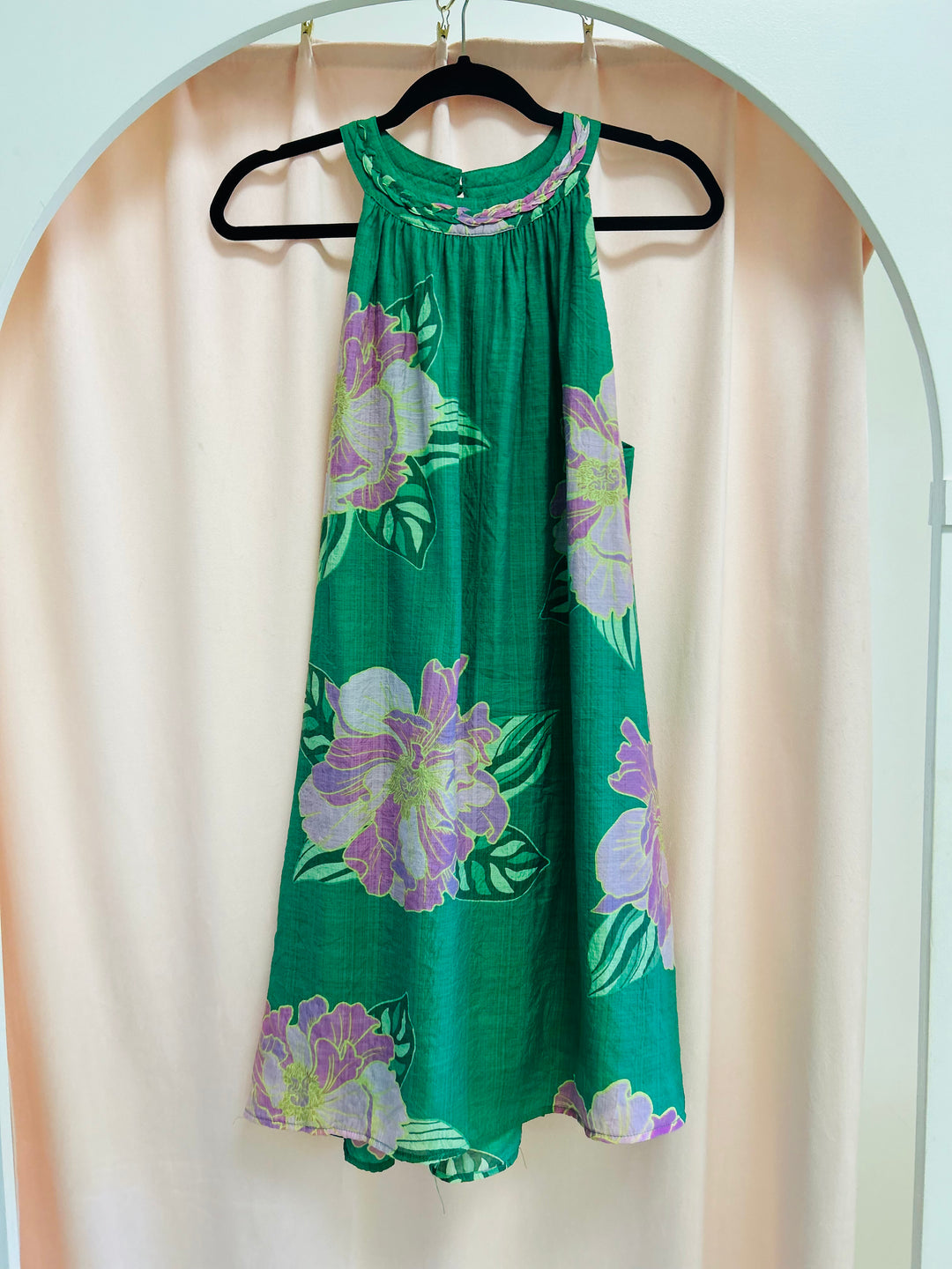 Tropical Nights Halter Dress