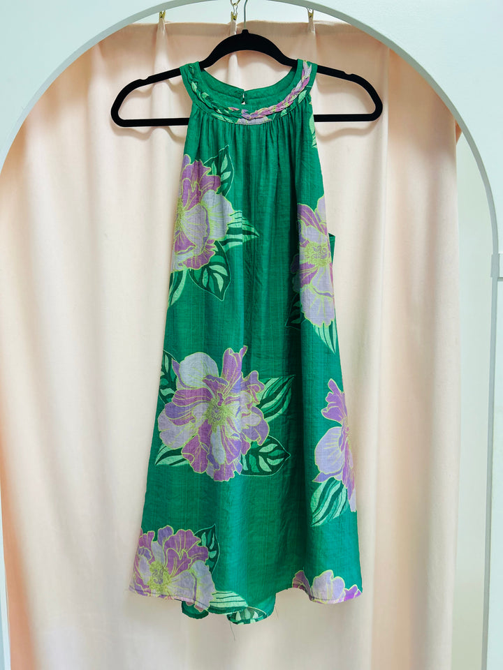 Tropical Nights Halter Dress