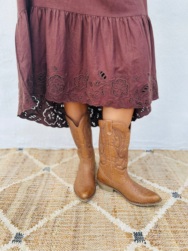 Gaucho Cowboy Boots - Tan