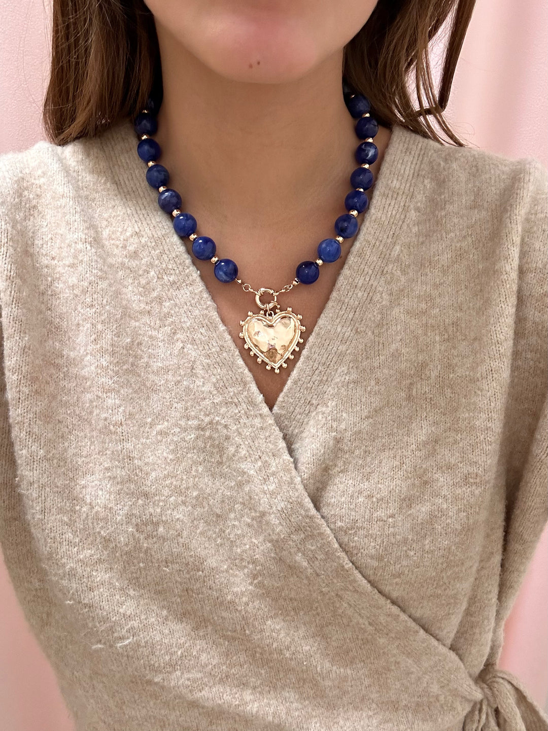 Losin’ My Marbles Necklace - Navy