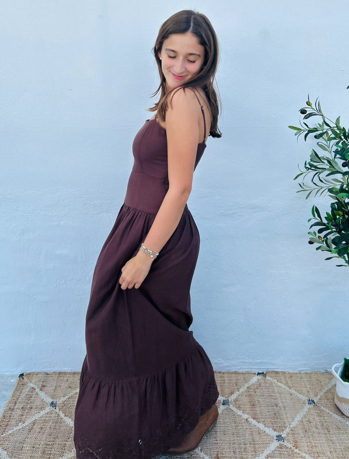 Z Supply Esti Embroidered Maxi Dress