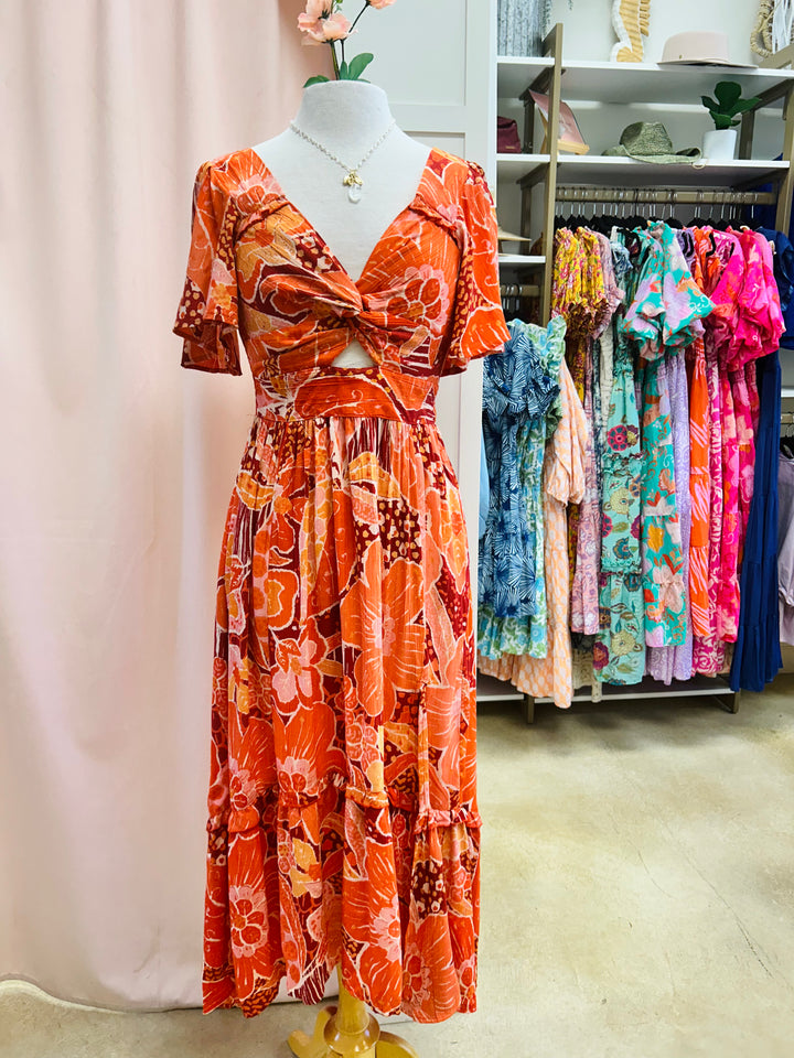 Aloha Red Poppy Dress