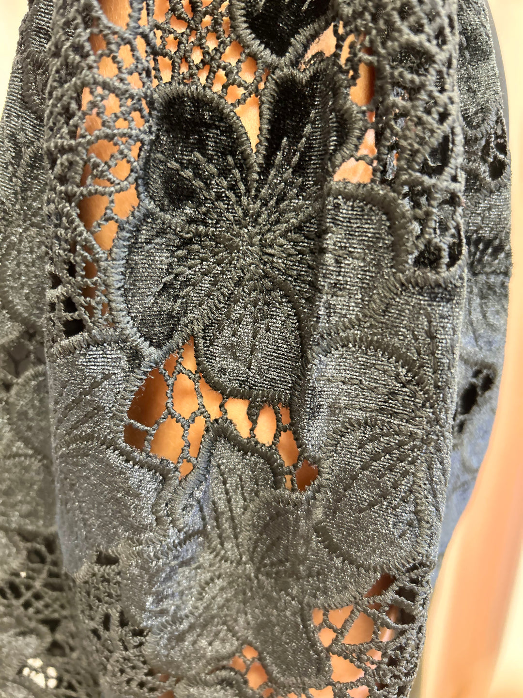 Lovely Lacey Satin Blouse