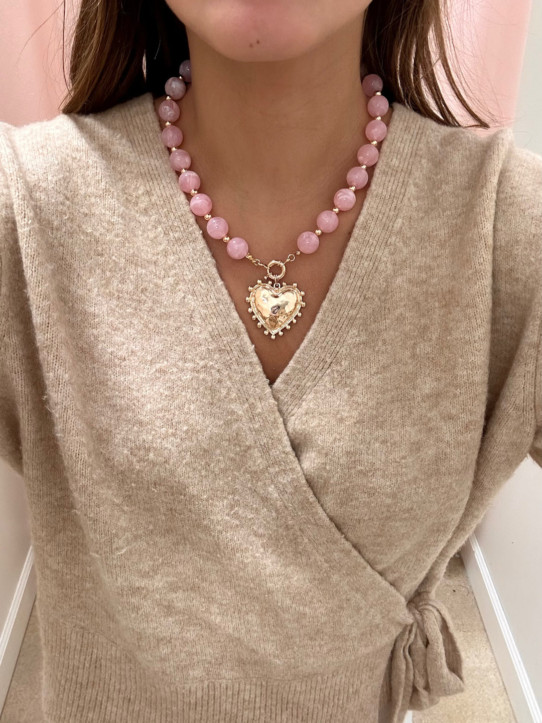Losin’ My Marbles Necklace - Pink