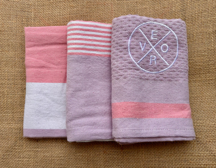 Vero Kitchen Towel - Set of 3: Purple