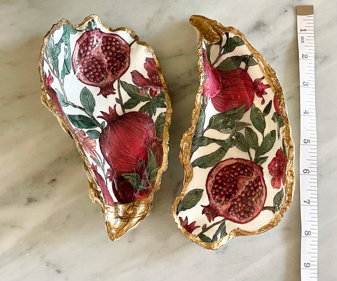 Gilded Oyster Shell Bowl - Large