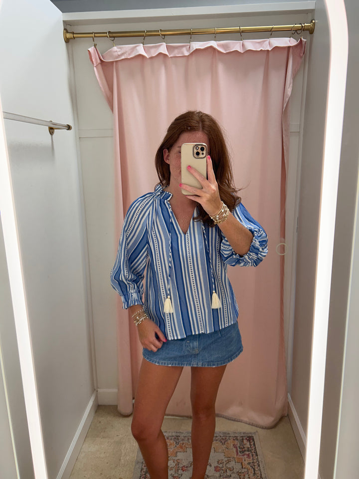 Thalia Tassel Top