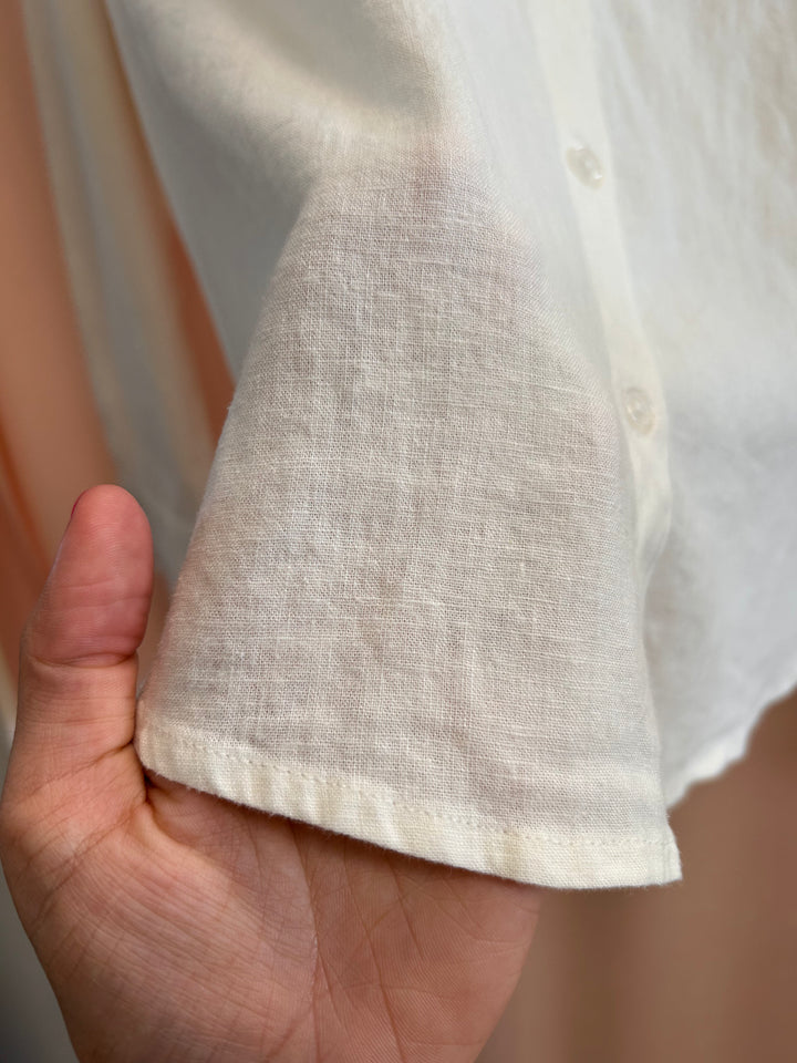 Z Supply Alfie Linen Button Down - White