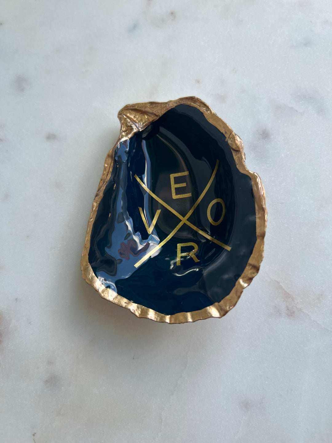 Vero Gilded Oyster Shell Jewelry Dish - Gold
