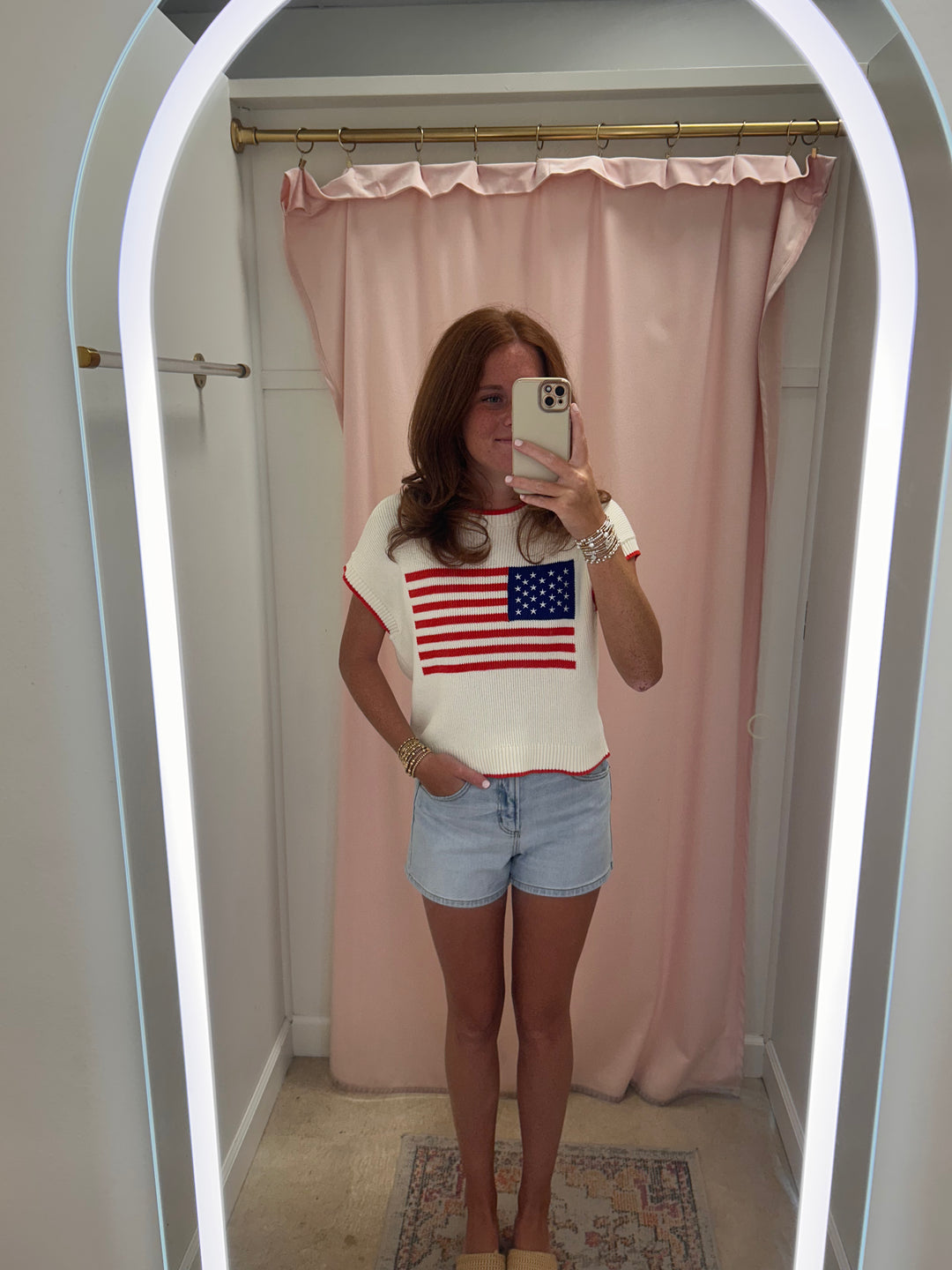 Z Supply Sleeveless Patriot Sweater