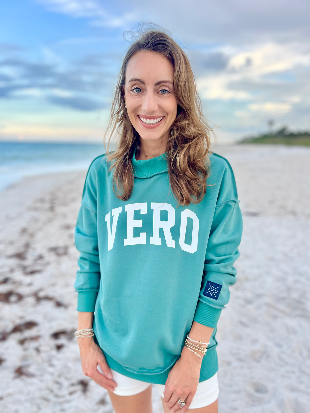 Reversible VERO Mock Neck - Teal