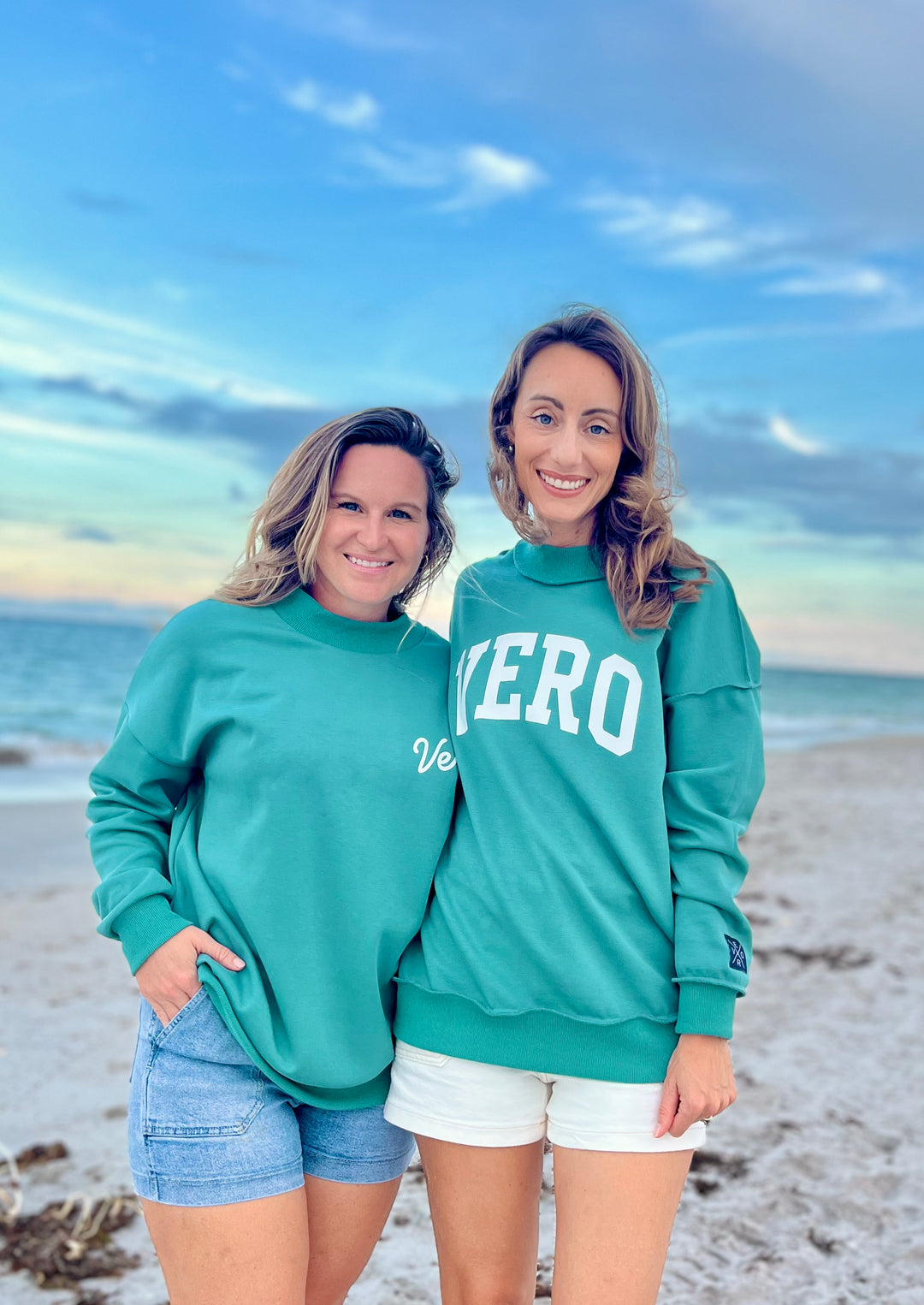 Reversible VERO Mock Neck - Teal