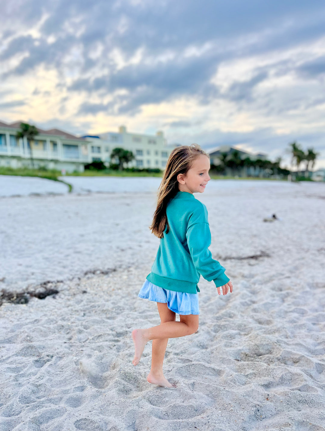 Reversible VERO Mock Neck Youth - Teal