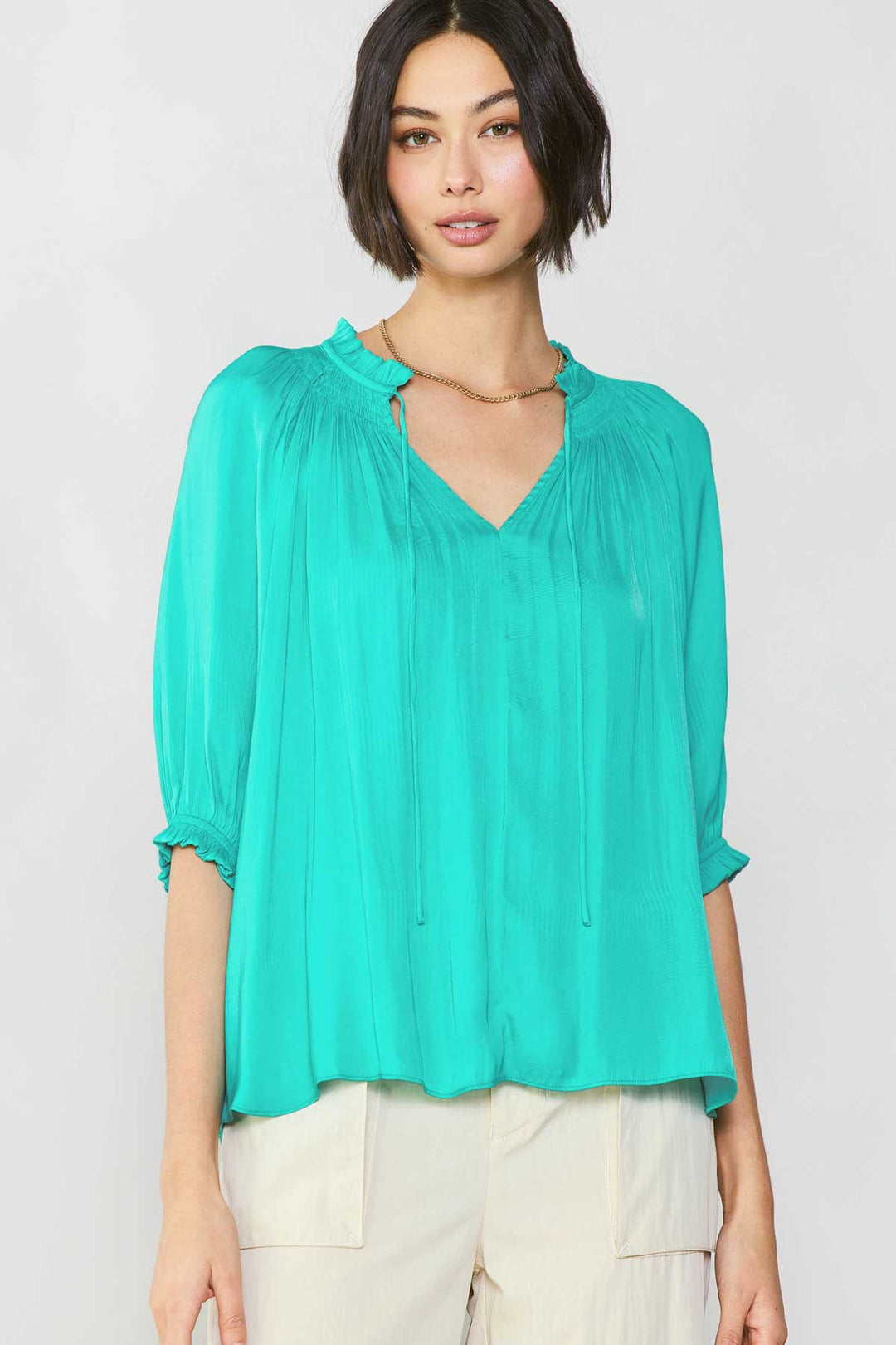 Tequila Time Turquoise Blouse