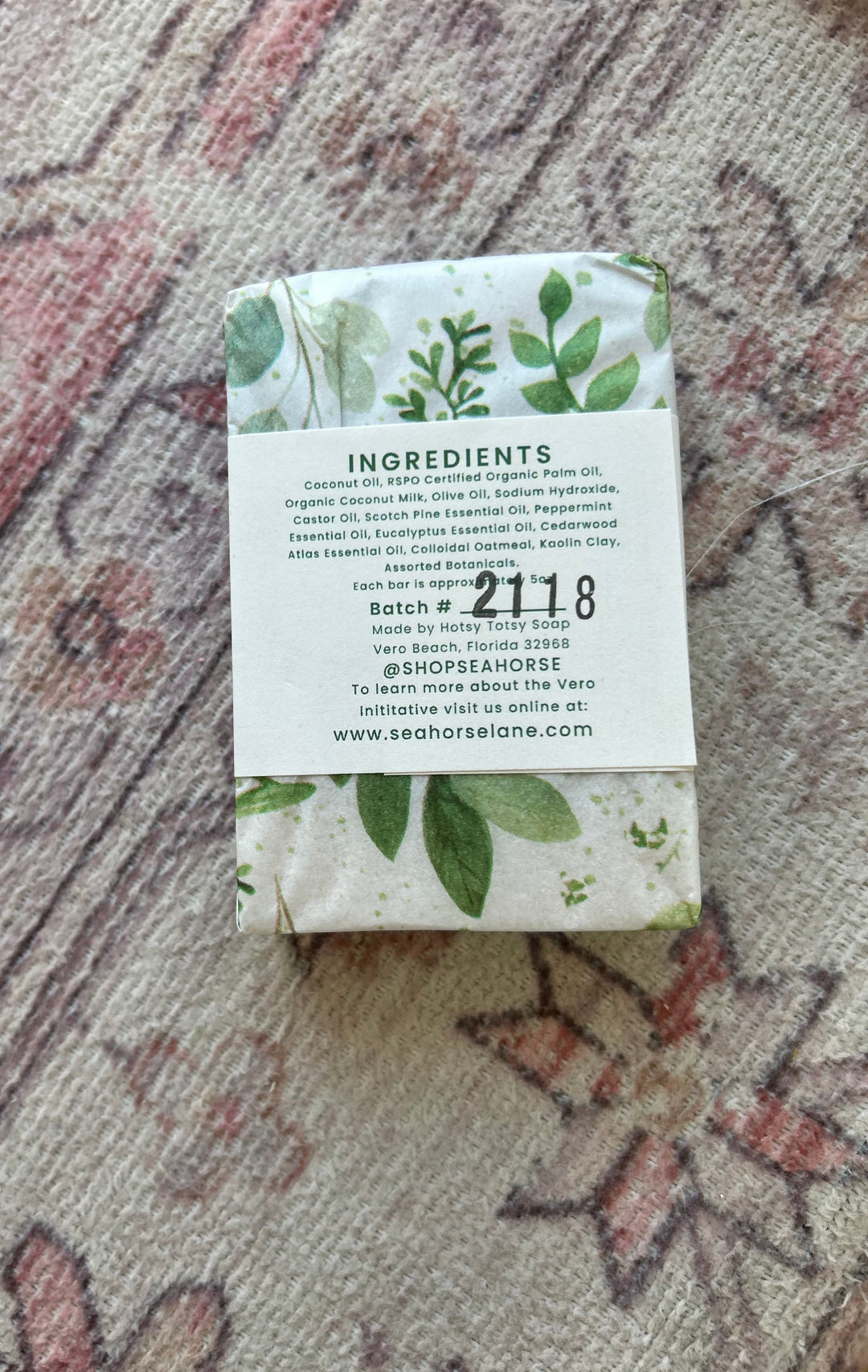 VERO Hotsy Totsy Soap - Wild Mint