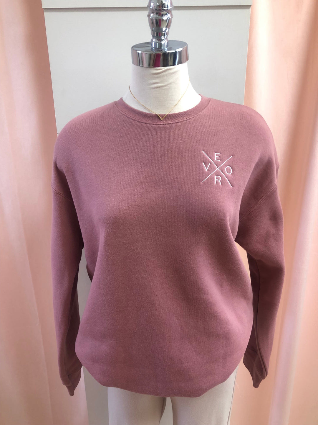 Vero Sweatshirt - Crewneck, Mauve