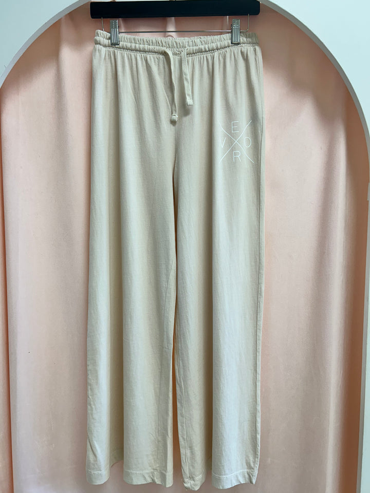 Vero Cotton Pants - Cream