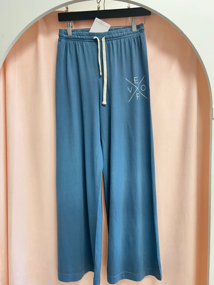 Vero Cotton Pants - Jean-Washed