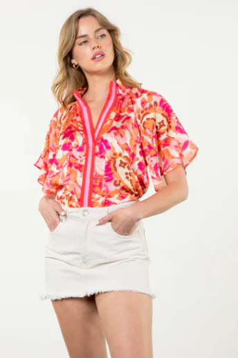 Maggie Magenta Blouse