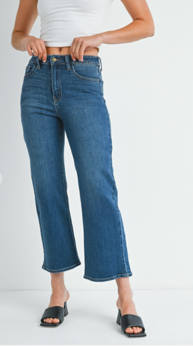 Samara Slim Wide Leg Jean