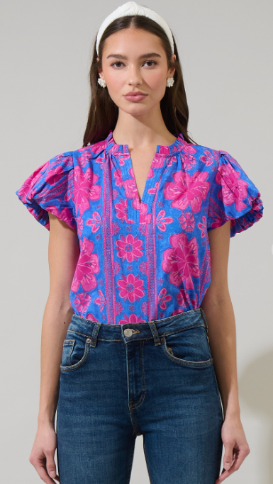 Bethel Floral Blouse