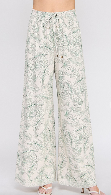Green Tropics Pants