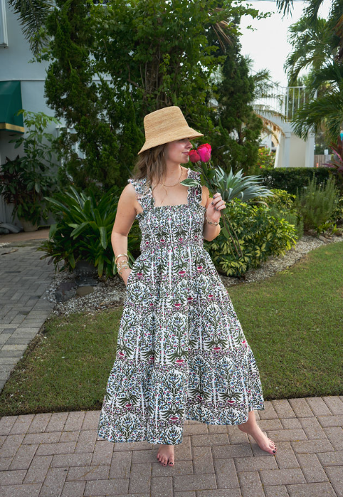 "The Lizzy - Cranberry & Green" by Leighton Ann