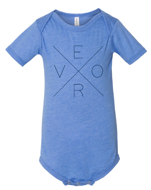 Vero Onesie - Cornflower & Navy