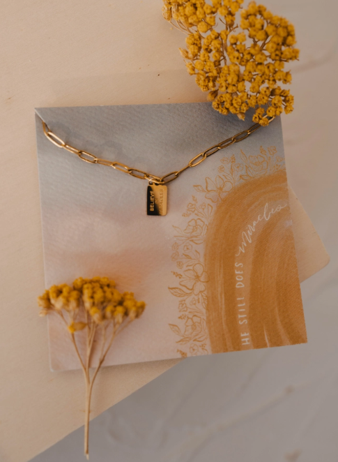 Believe in Miracles Necklace