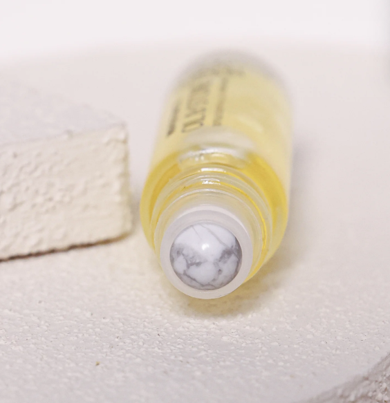 Oil &amp; Stone: Golden Honey - Marble Premium Oil Perfume - Roller Bottle