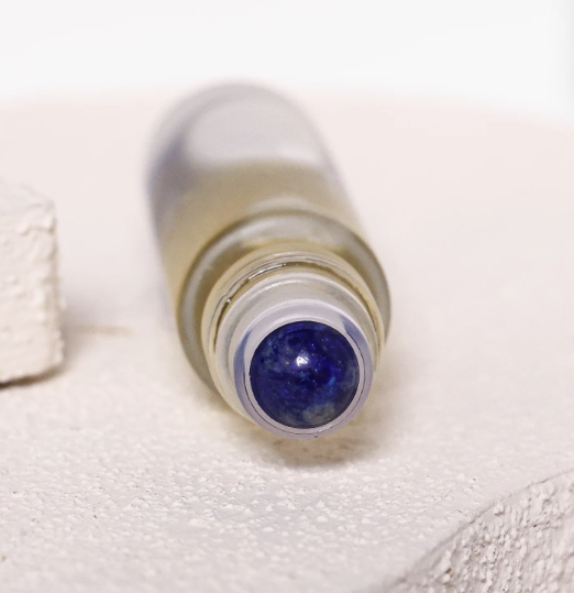Oil & Stone: Lapis Azure - Blue Lapis Stone Premium Oil Perfume - Roller Bottle