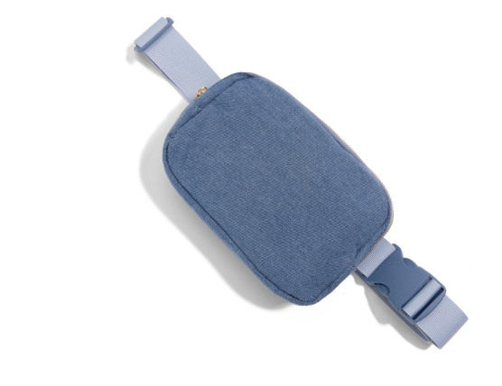 Chrissy Cross Body Belt Bag - Denim